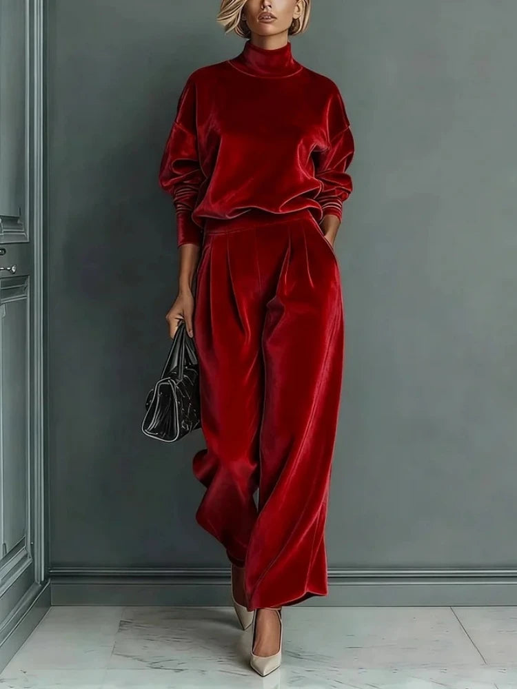 Velvet Lounge Set 4
