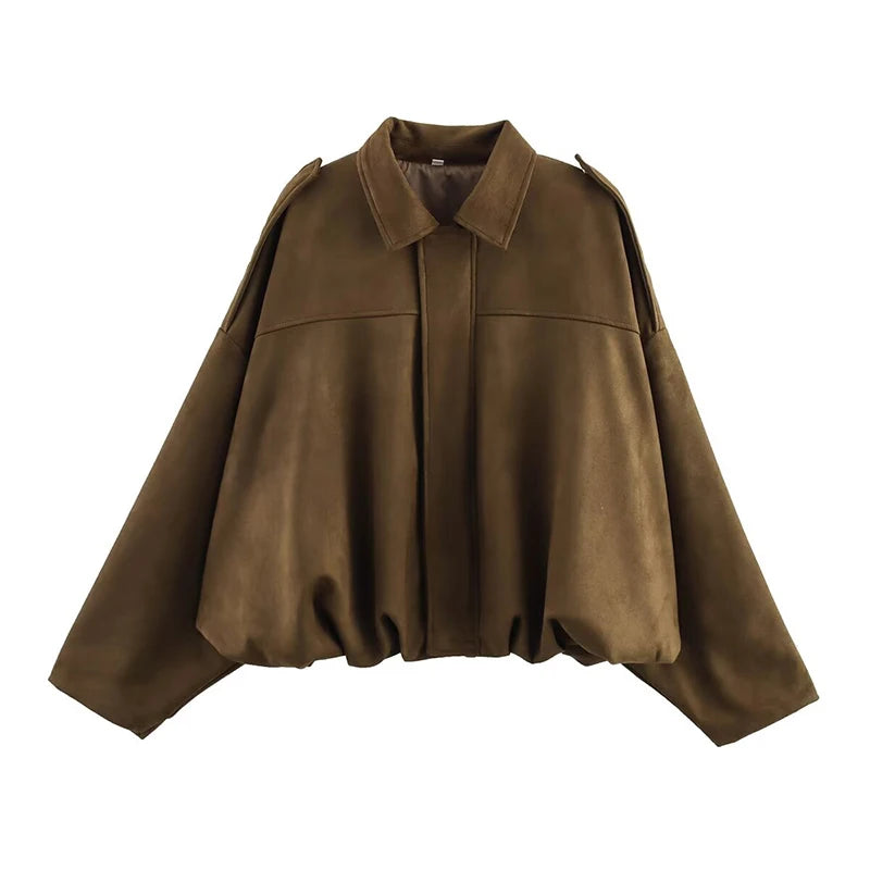 Utility Bomber Jacket in Moss