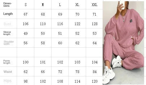 Ivory Knit Lounge Set 5