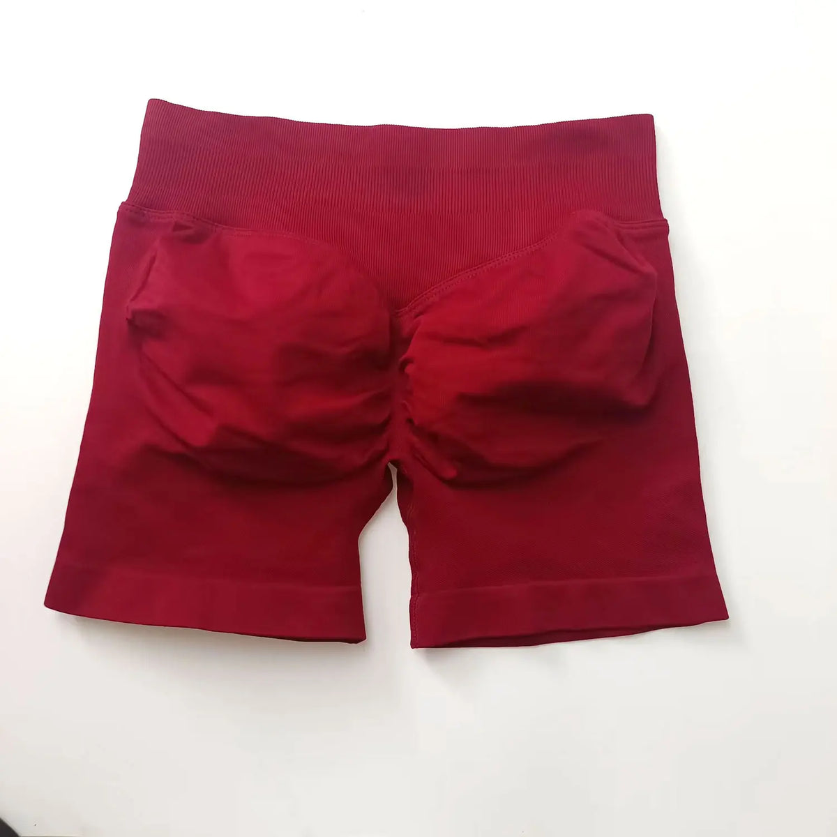 Studio Biker Short in Wine Red