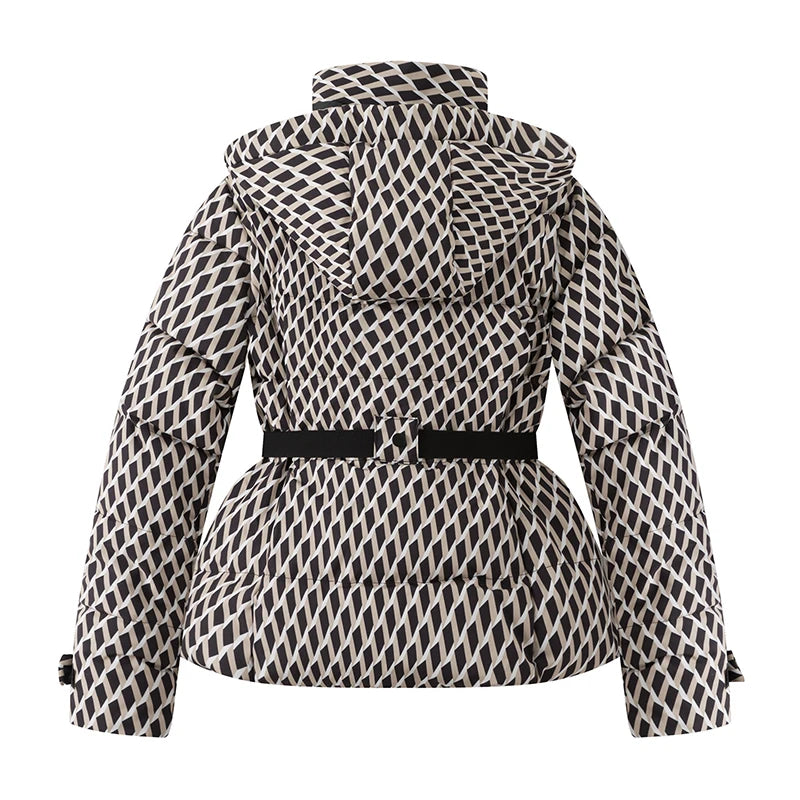 Belted Hooded Puffer Parka 3