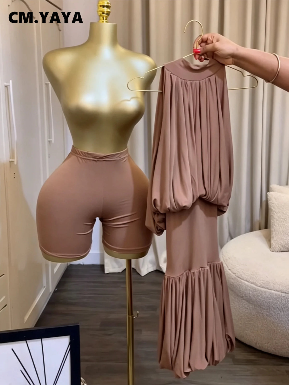 Ruffle Halter Two-Piece Set 3