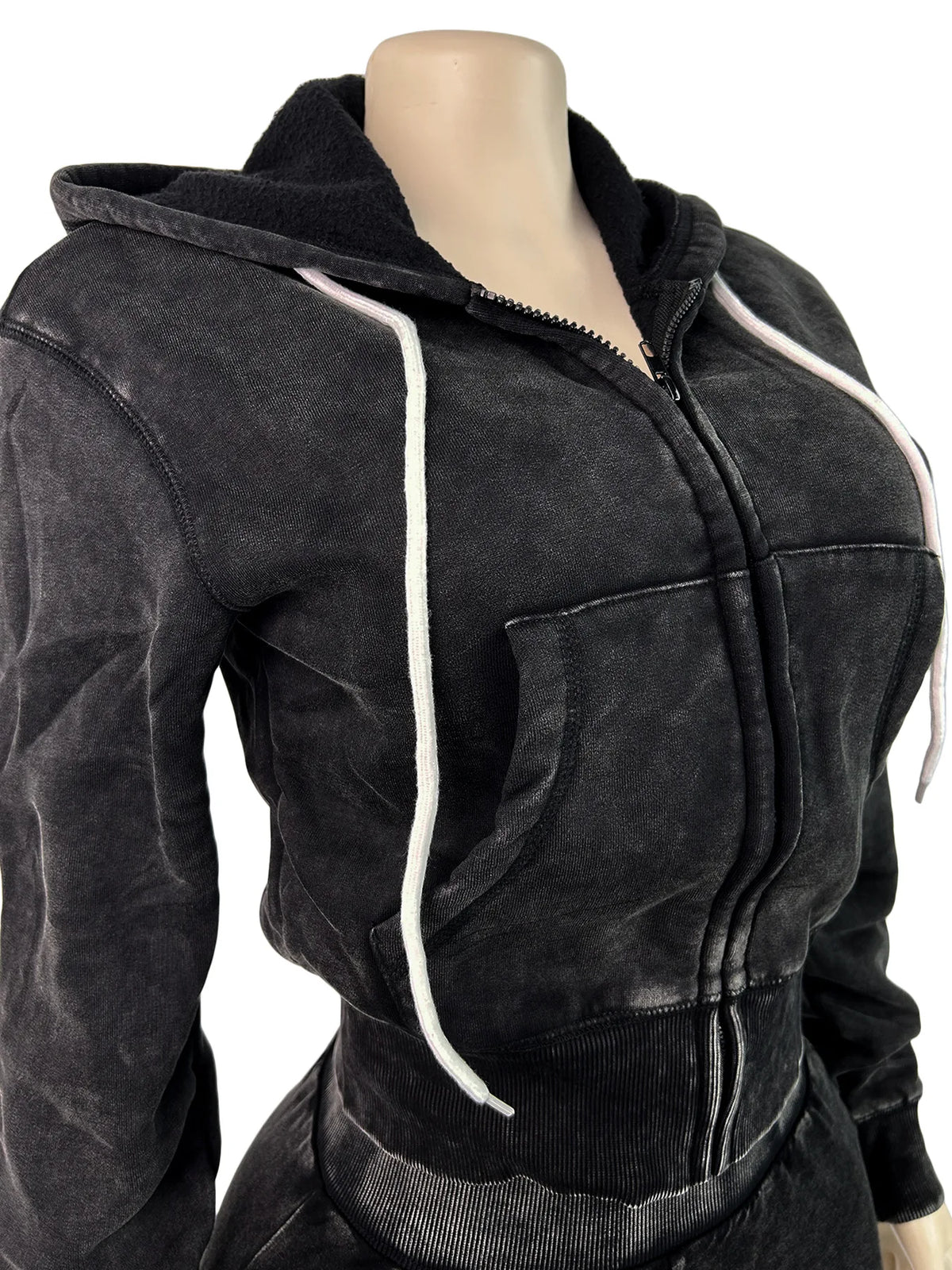 Hooded Zip Short Set 6