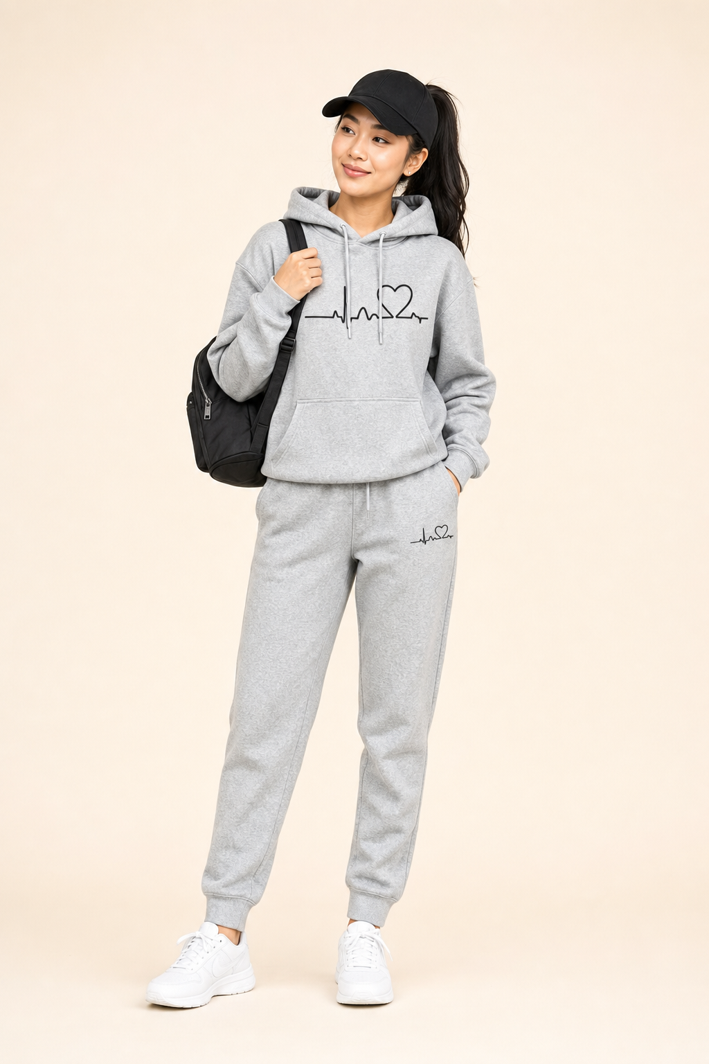 Aria Oversized Hoodie Set studio, Seravani